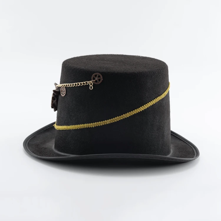 High-end fashion Halloween party hat Lincoln hat magician hat