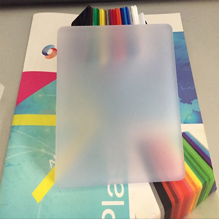 Factory wholesale color cast acrylic frosted sheet Color and thickness can be customized