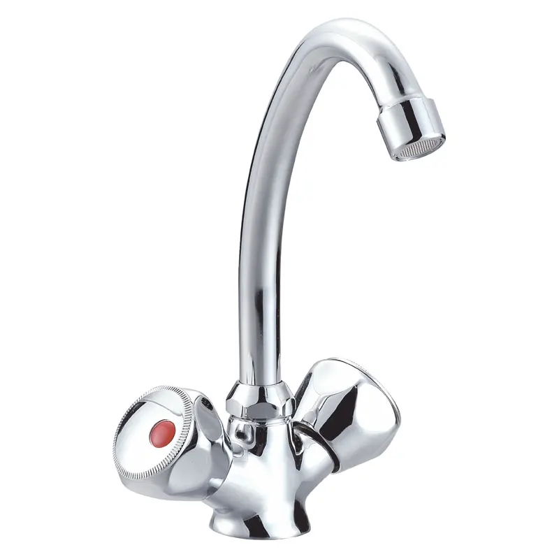 Factory Wholesale Double Handle Brass Cartridge Faucet Bath Shower Mixer Without Distributor