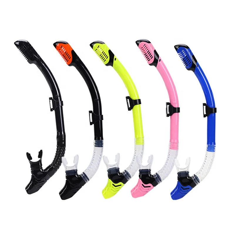 diving snorkel Scuba diving tube Silica gel diving snorkeling equipment custom swimming training underwater snorkel