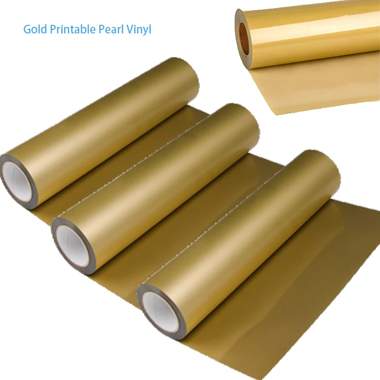 Craft design printing transfer vinyl gold Printable  HTV  heat press for clothing logo