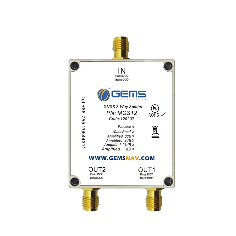 MGS12 2 Way GPS Power Splitter GPS Splitters