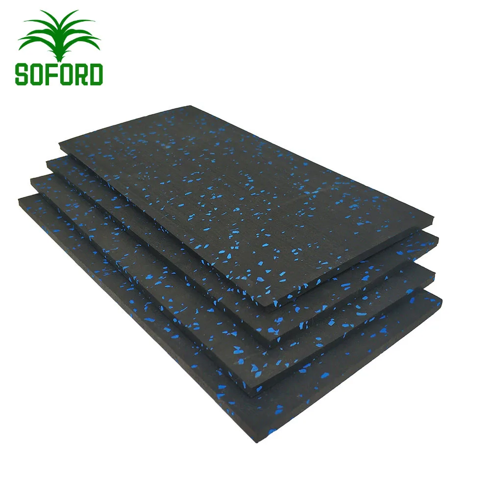 hot selling wear-resistant rubber roll floor Anti-slip shock absorbing roll for gym rubber roll mat for gym