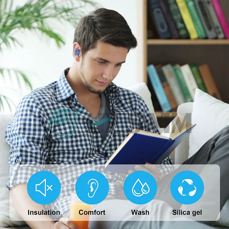 earplugs sleeping silicone Soft sleeping ear plugs Noise Reduction silicone earplugs  concert custom noise cancelling earplug