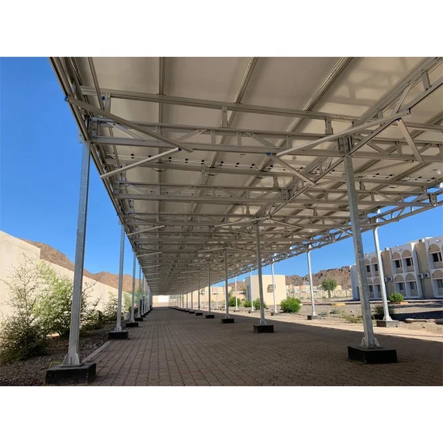 galvanized steel solar panel structure solar car park mounting structures