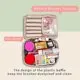 Multifunction Waterproof Cosmetic bag Organizer Makeup Brushes Train Case