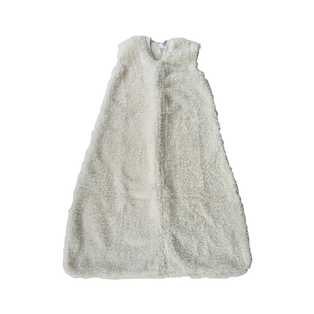 
Breathable Cotton Sleeveless Warm Two Way Zipper Super Soft Baby Sleep Sack Bag 