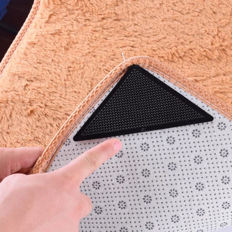Rug Grippers Self Adhesive Vacuum Tech Removable and Reusable Non Slip Rug Pads Rug Tape for Hardwood floors