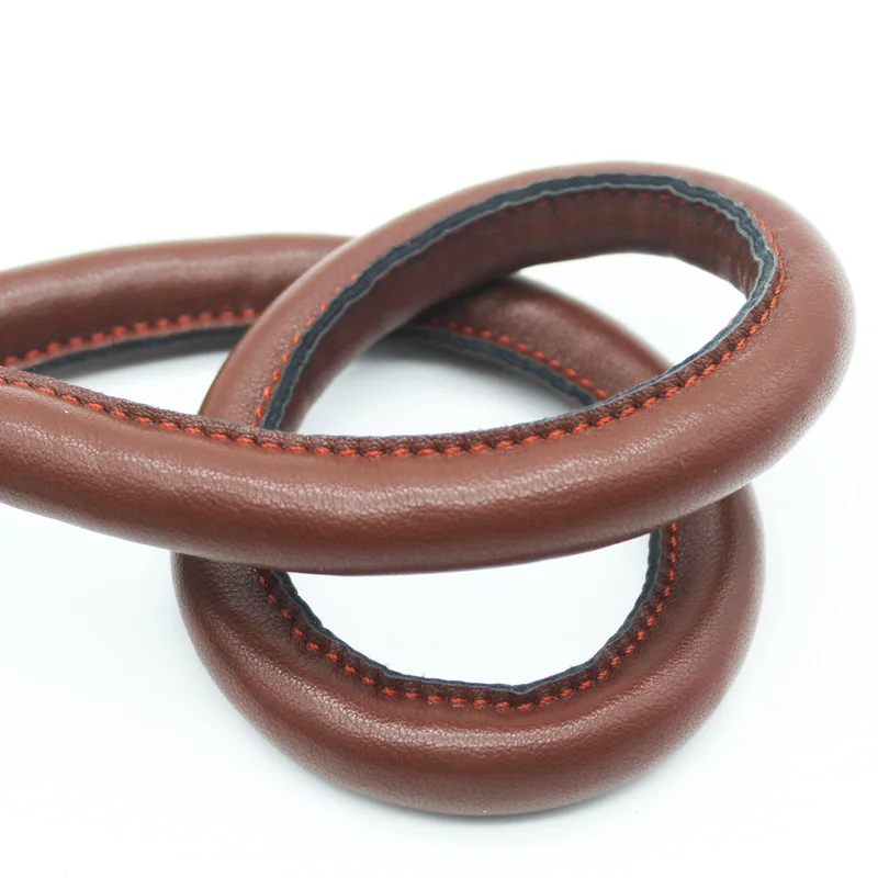 Cowhide Traction Rivets Pulling Rope Dog Chain with Collar and Leash from Manufacturer Direct Supply for Wholesale