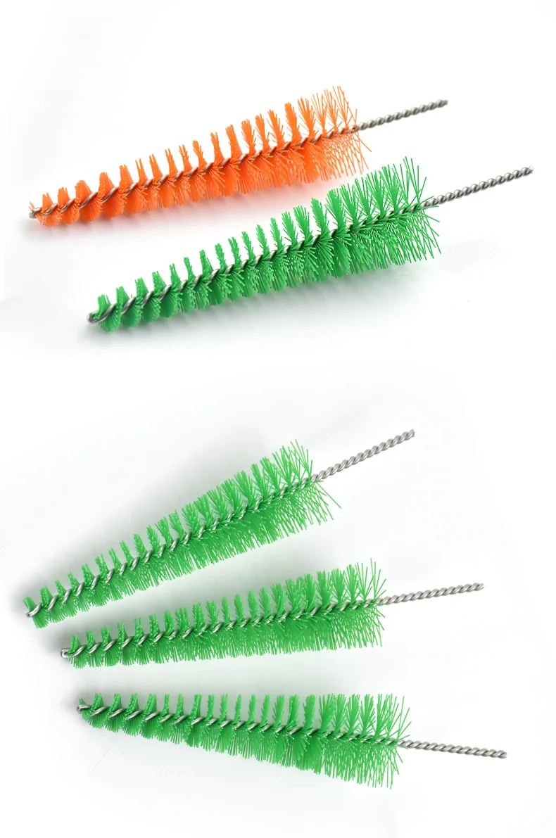 General Instrument Tube Brushes Decorative Christmas Tree Shape with single wire loopback brush head