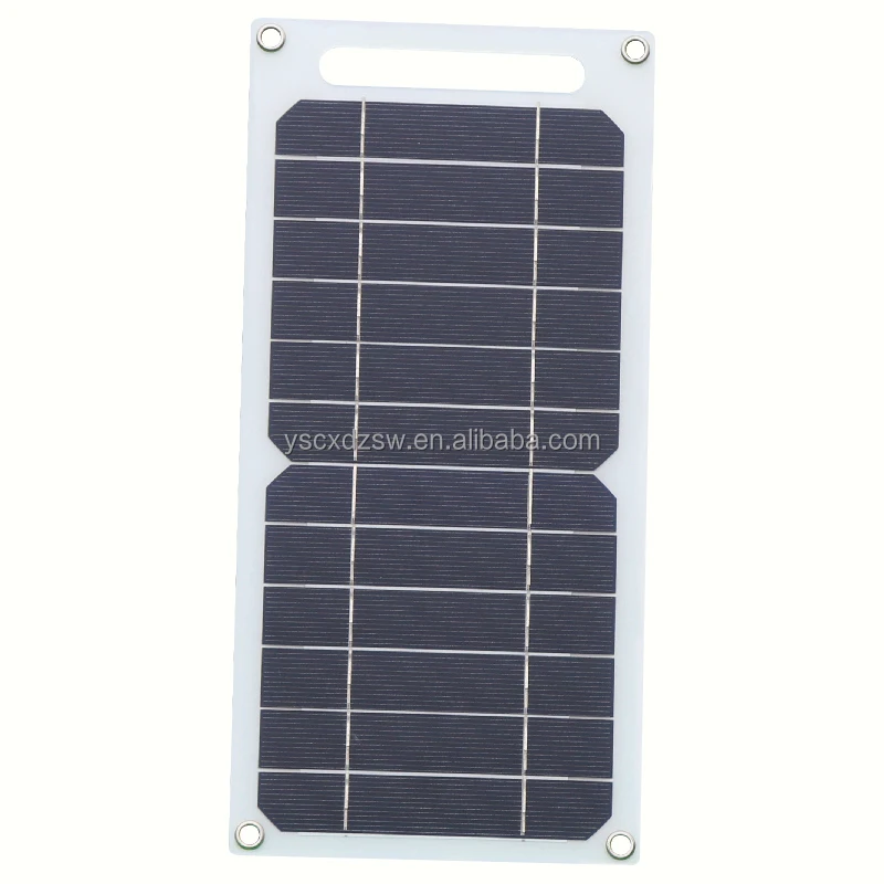6W 5V Flexible Solar Panels For Mobile Phone Chargers And Outdoor Solar Kits Solar Panel Monocrystalline Photovoltaic Panel