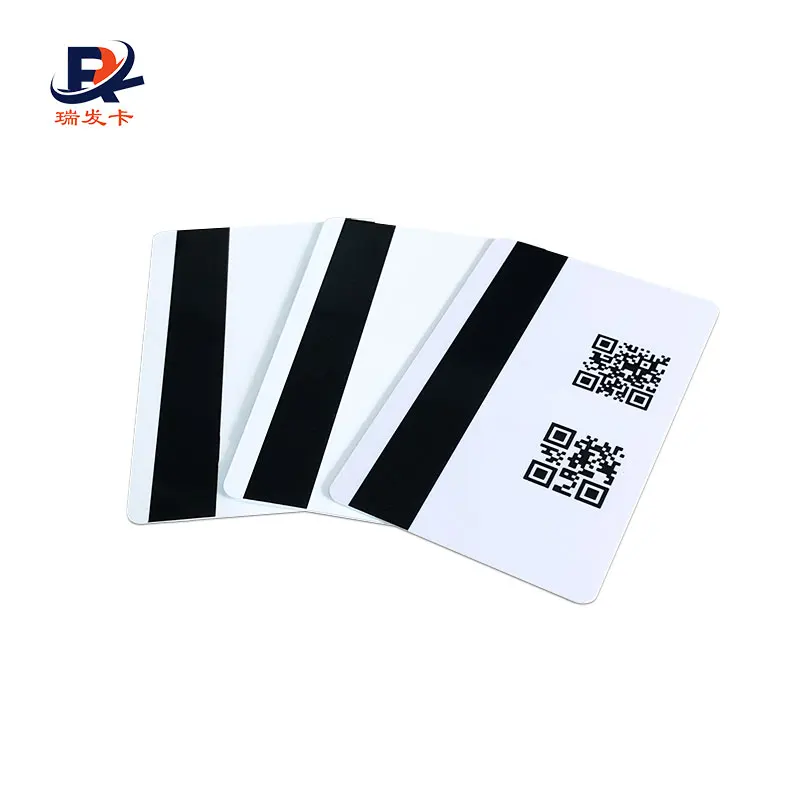 White Blank Magnetic Stripe Door Card