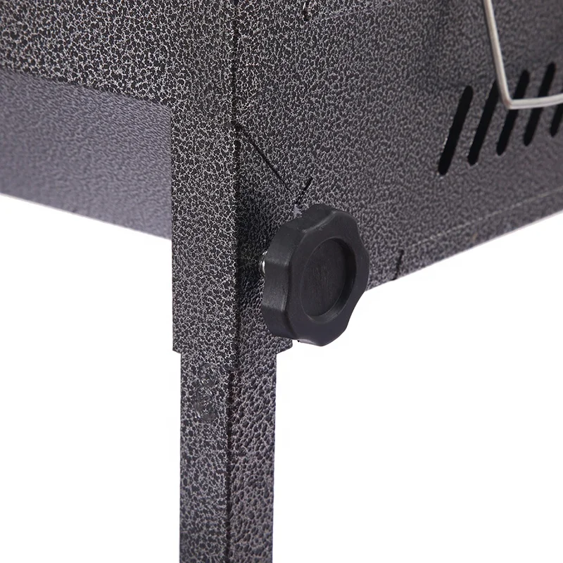 Stainless Steel Charcoal Grill Easy Assembled and Hight Adjustment for House BBQ Party