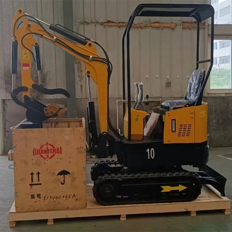 1100kg mini excavator small digger crawler excavator 1ton 2 ton new bagger for sale