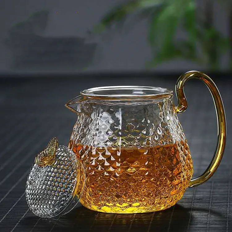 Hot Sale 500ml Teapot Set With Cup Black Tea Green Teapot For Drinking Set
