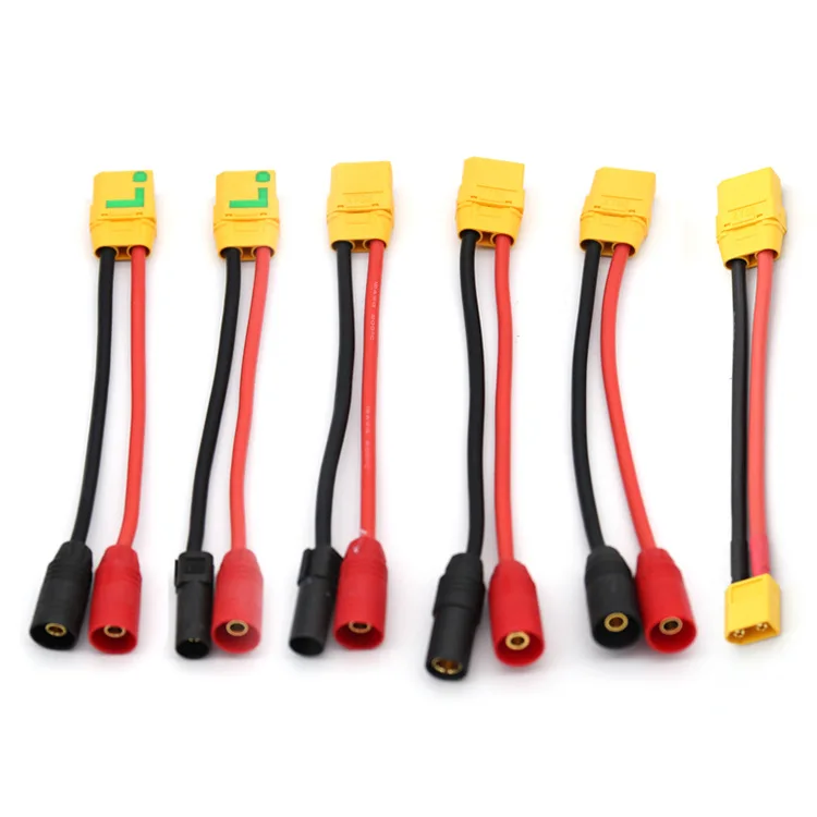 Custom XT90 to AS150 plug charging adapter cable for agricultural spray drone RC drone battery
