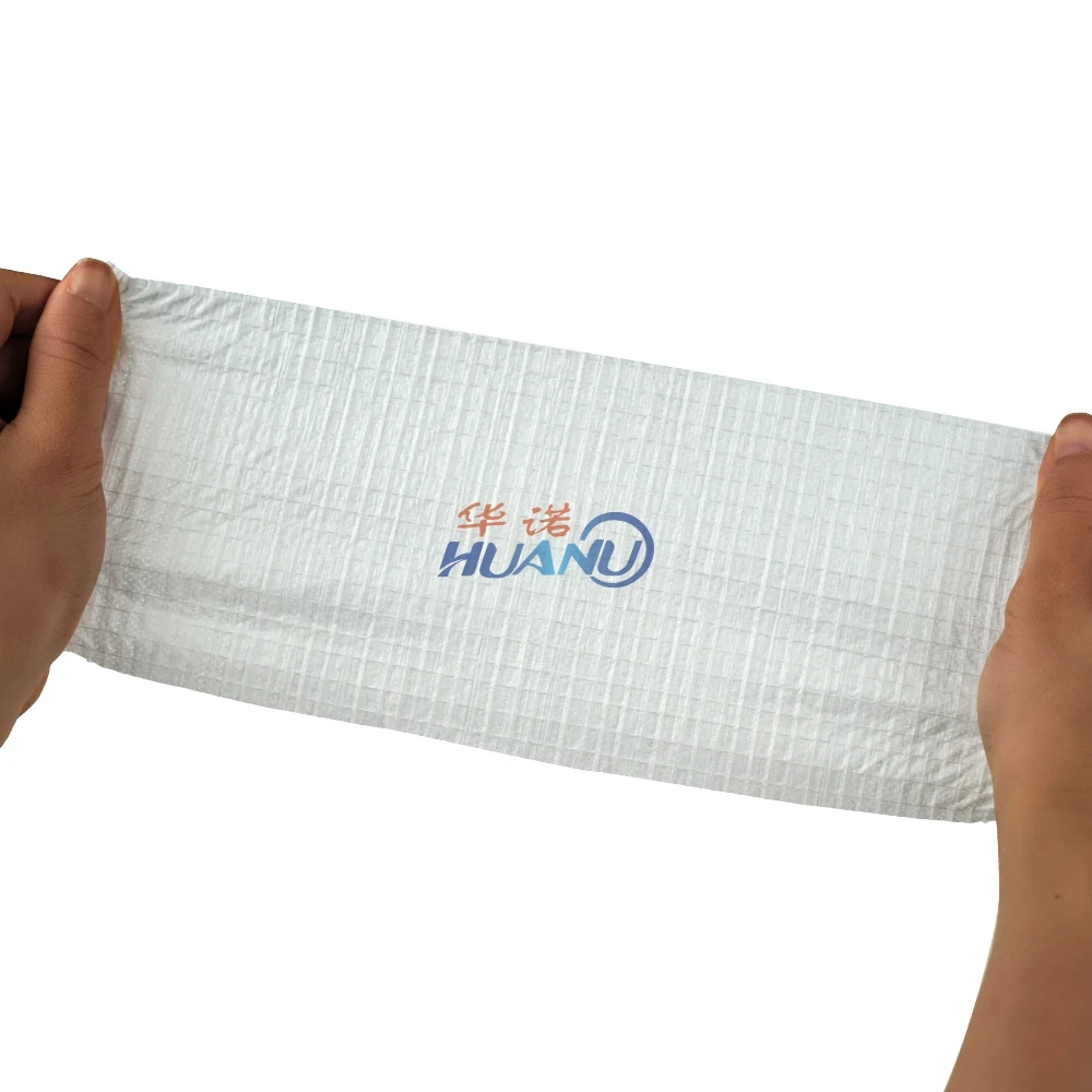 China Manufacturer Diaper Making Material Set ADL Sap Nonwoven Clothlike Backsheet Elastic Waist Band Of Diaper Material