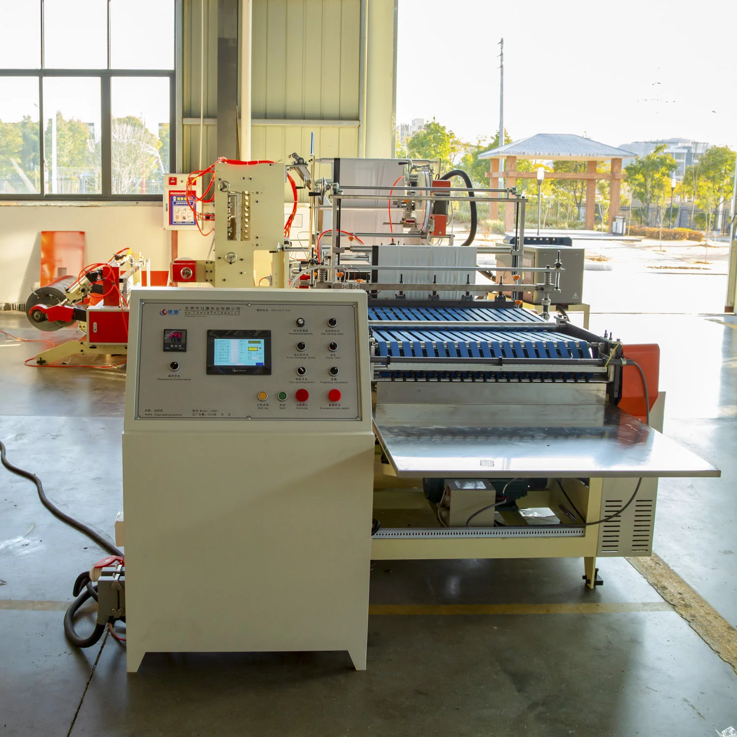 Fully Automatic Corn Starch Biodegradable Poly DHL Express Courier Bag Making Machine