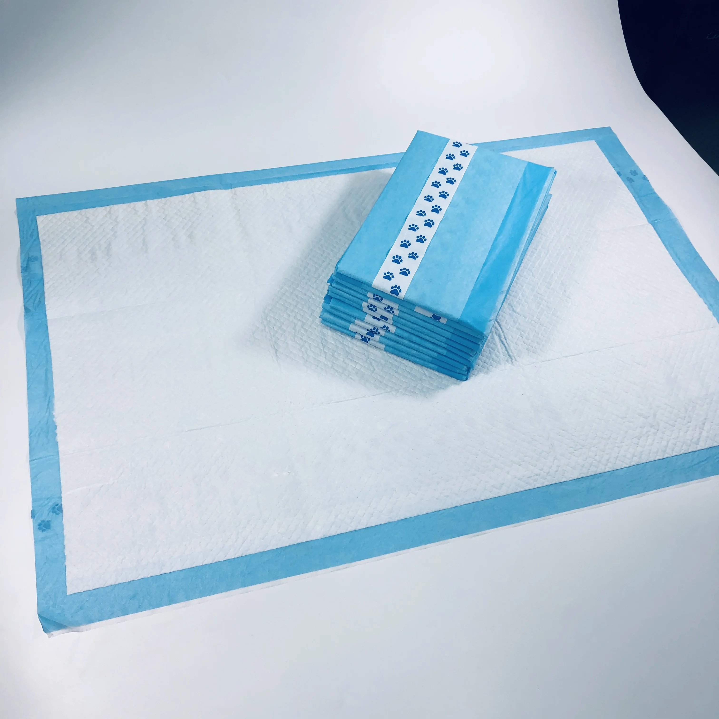 Wholesale Unscented Pet Pad Disposable Training Puppy Pads with Adhesive Tape