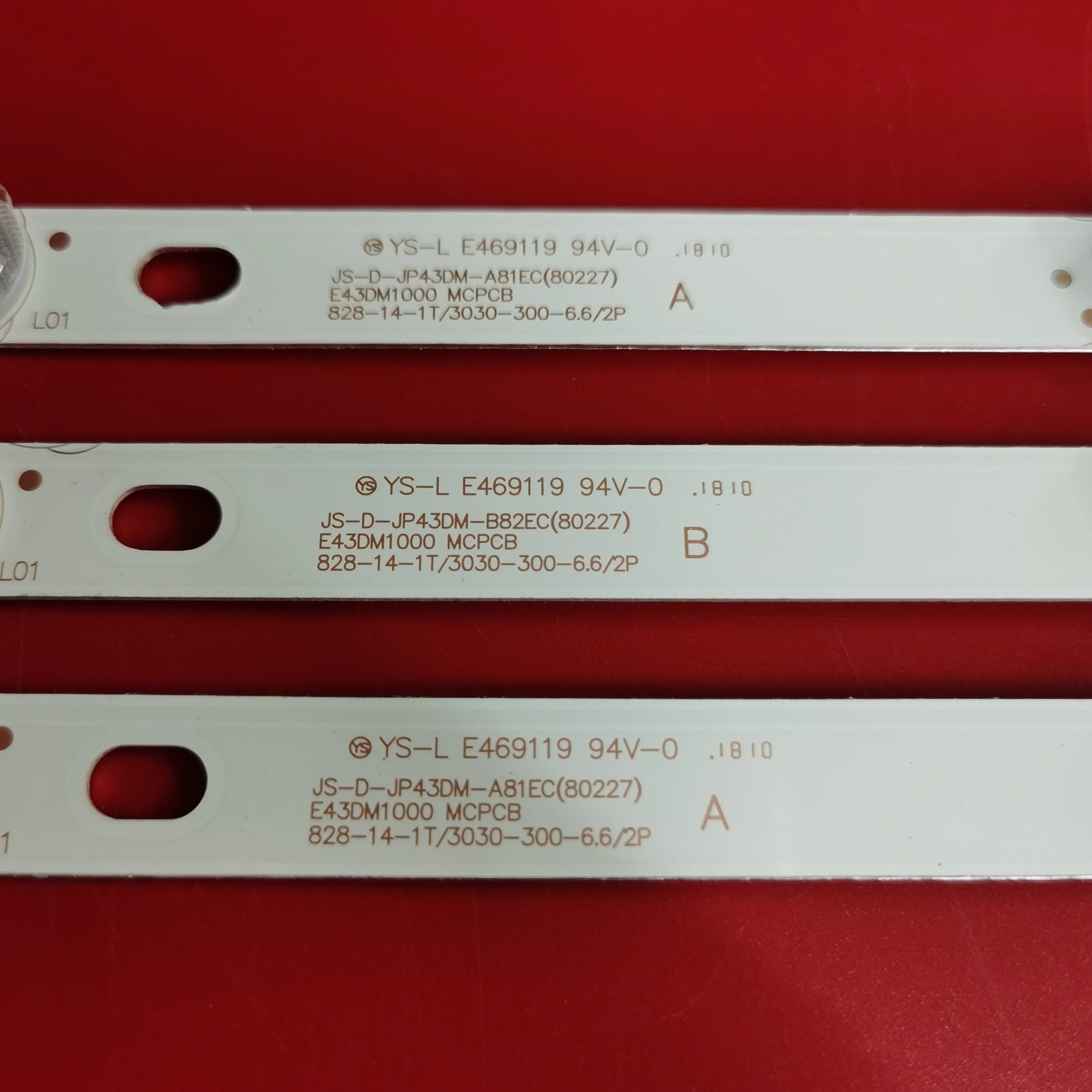 RS-389 wholesale price News original JS-D-JP43DM-A81EC 80510 light strip for leroy 43S1A