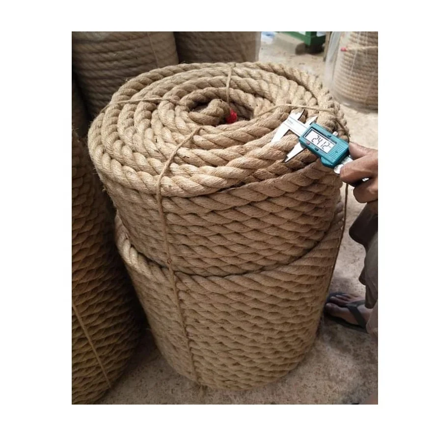 Jute Rope Customized Packaging Jute Twisted 100%Jute  Recyclable 2mm~50mm Wholesale Price Export From Bangladesh
