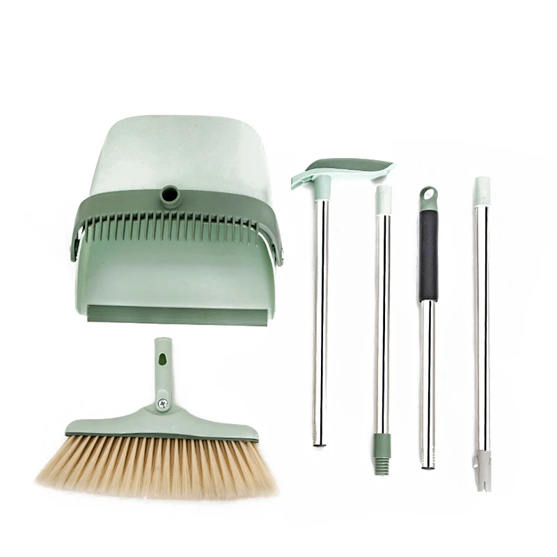 2020 New Design Cleaning Tool Broom And Dustpan Set, Wholesale Sweeping Plastic Brooms