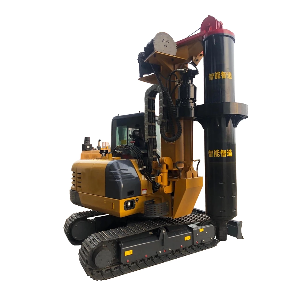 Micro rotary drilling rig for small engineering construction