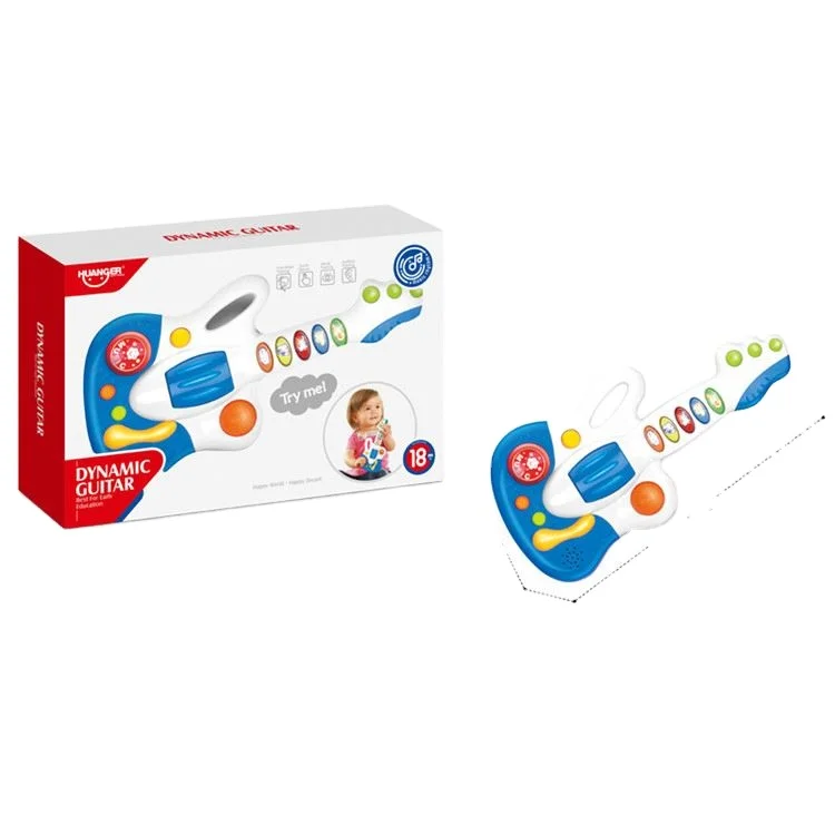 Huanger модный дизайн распродажа детских игрушек электронная воздушная гитара для детей Раннее Образование Музыкальные игрушки лучшие подарки на день рождения