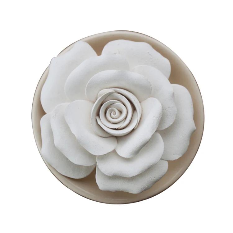White Porcelain Flower Diffuser with 100ml Ceramic Vase TS-CF013