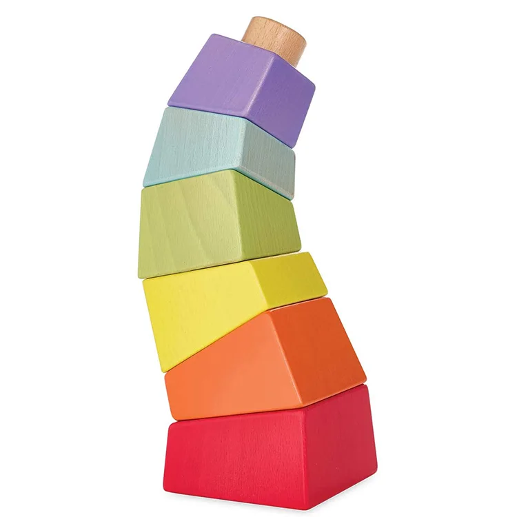 Деревянная детская коллекция укладчик башня игрушка