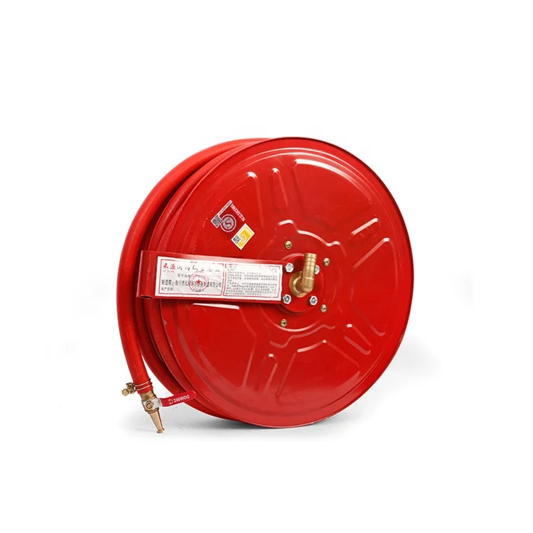 Fire Hose Dingtai diameter 25mm 25M fire fast extinguishing water fire hose reel in cabinet