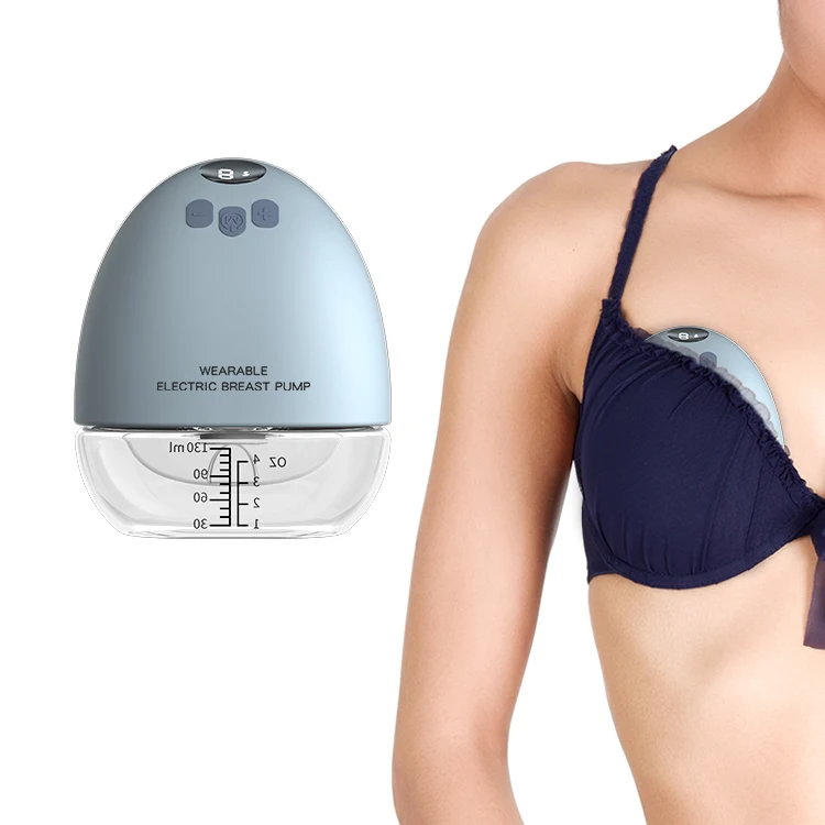 Amazon горячая Распродажа натуральный 3D Грудное вскармливание интеллектуальные Hands Free беспроводной Носимый Электрический молокоотсос со встроенным молокоотсосом