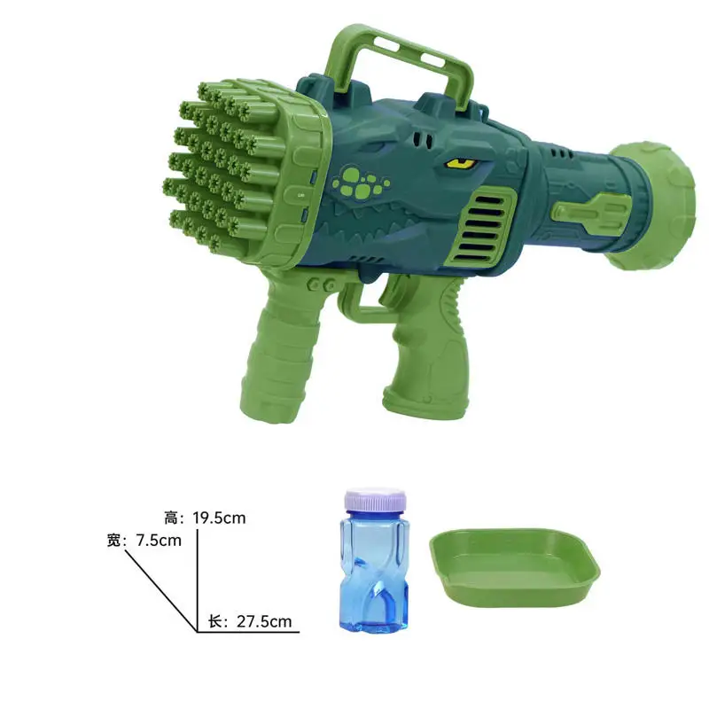 Unisex Automatic Bubble Blower Rocket Toy Gun Battery Operated Plastic Toy Adults Children CPC Certified Bubble Toys Drop