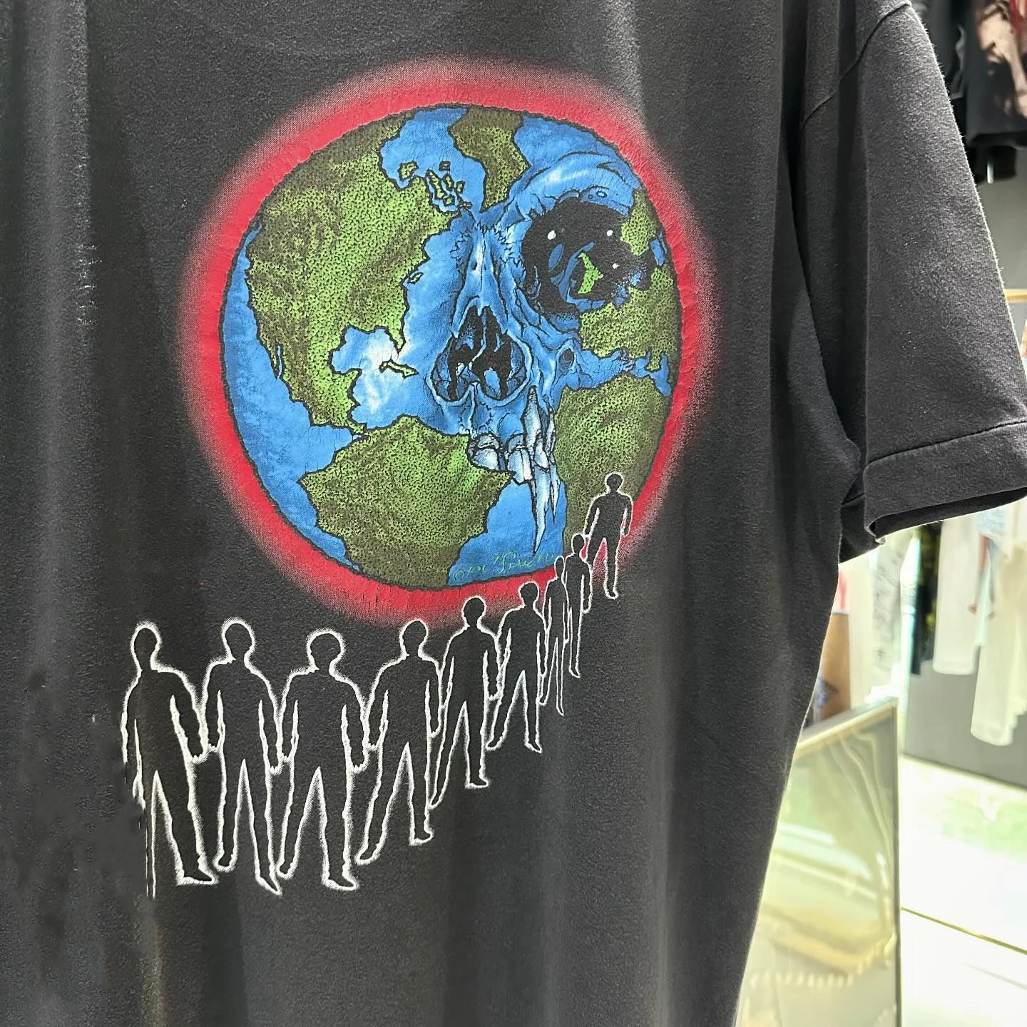 OEM Custom Heavyweight Cropped Tshirt Drop Shoulder Boxy Fit Tshirt StreetWear Graphic DTG Print Men Oversized Tees