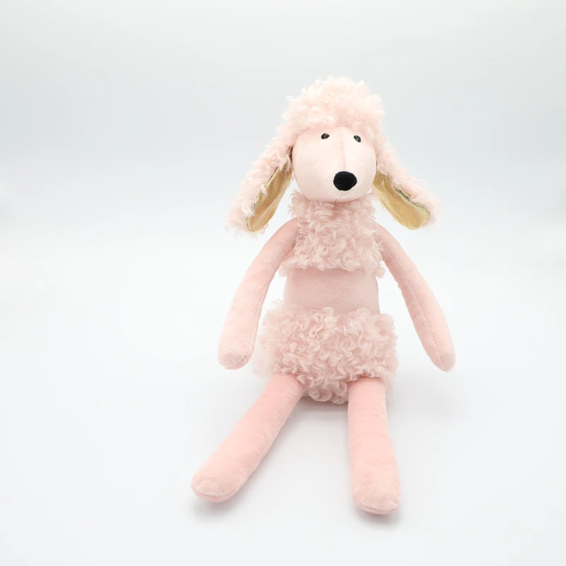 OEM/ODM 35cm custom juguetes  peluche lindo peluche stuffed cute plush animal sitting Poodle  dog toy