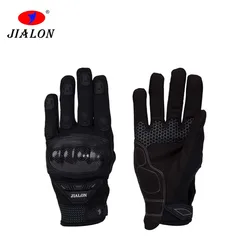Custom Logo Off Road Racing Riding Bike Hand Leather Motorcycle Gloves