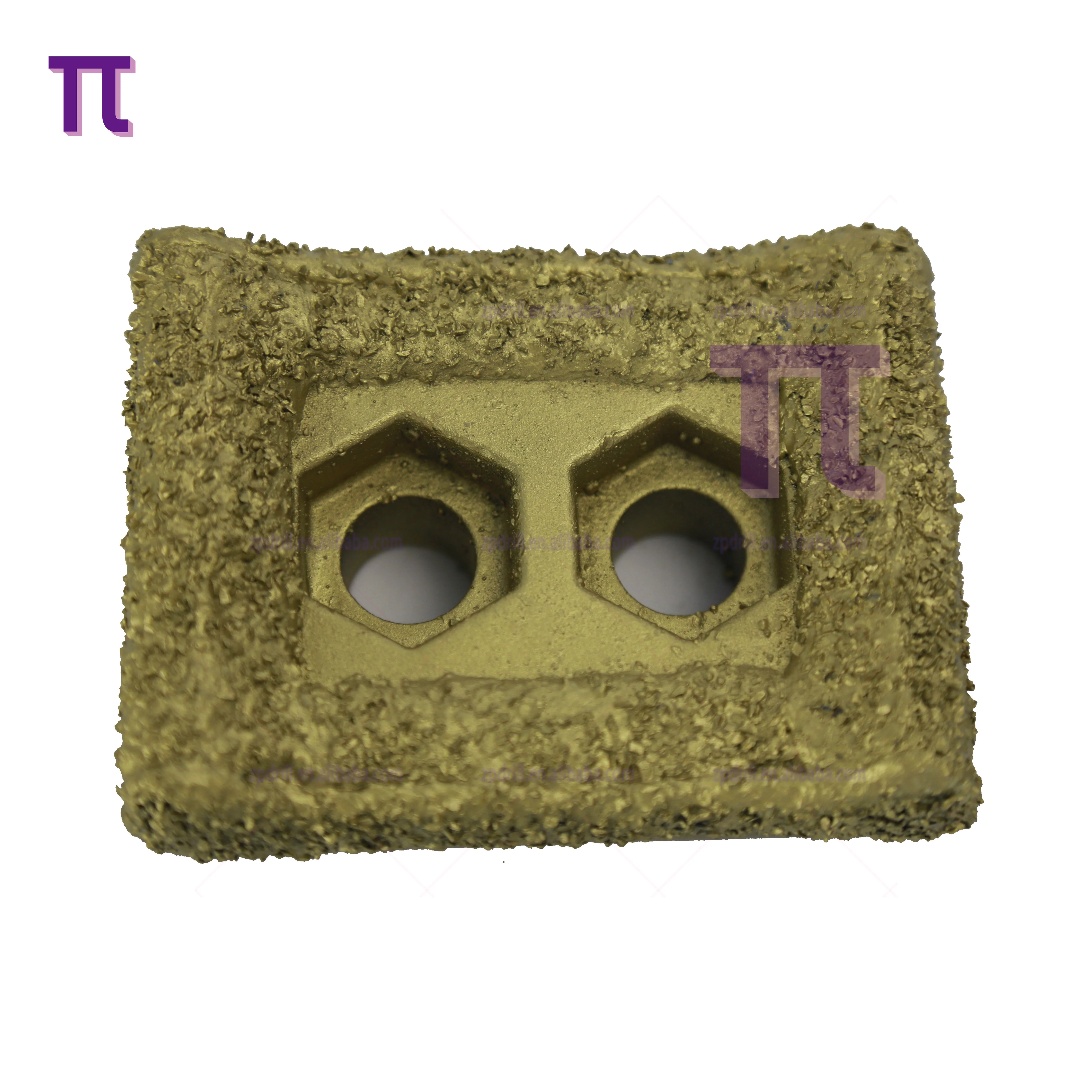 Hot selling premium alloy grinder head for crushing wood grinder tips crushed carbide overlay wearplate wood milling blades