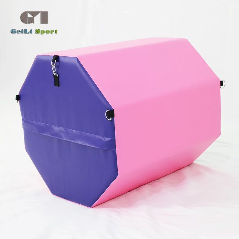 High quality Gymnastics Octagon Barrel PVC Octagon Tumbling Trainer Octagon Tumbler for Training