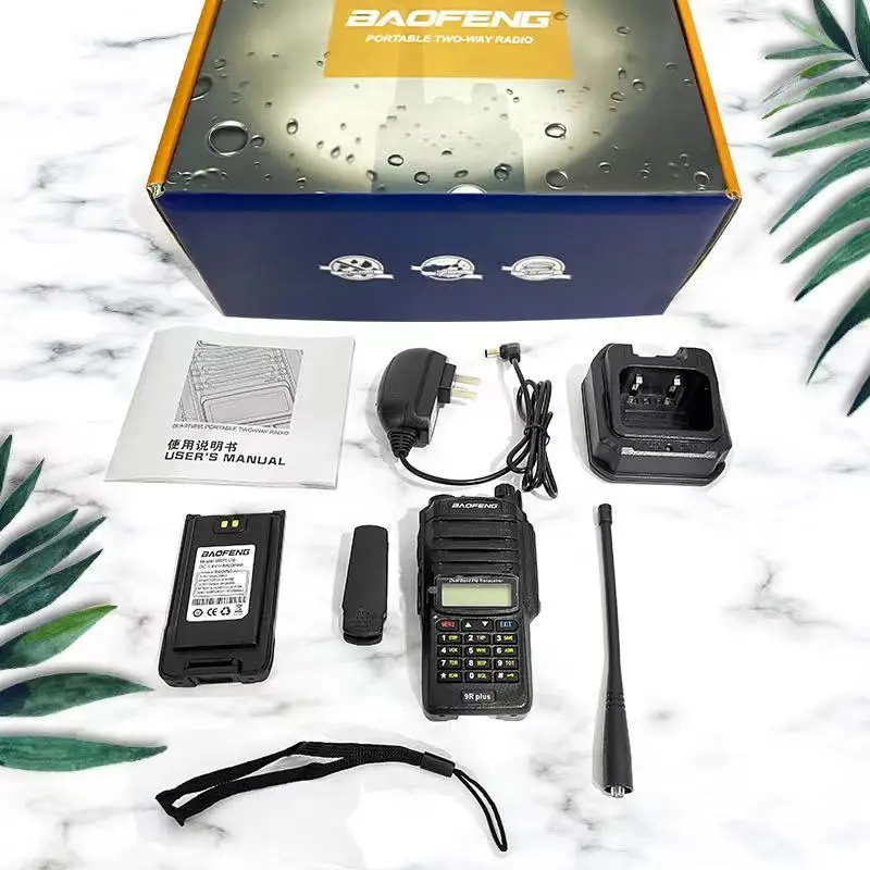 BAOFENG BF UV 9R PLUS T57 двухсторонняя IP67 водонепроницаемая Двухдиапазонная Любительская радиоустановка по заводской