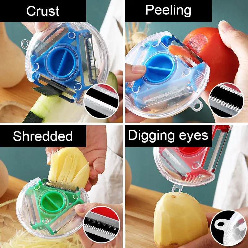 TS Newest Custom Vegetable Planer Blade Potato Peeling Machine Rotary Round Fruit Peeler Tool