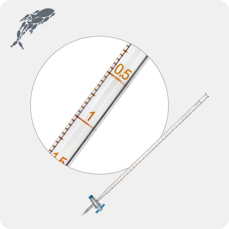 JOAN LAB 10/25ml Glass Burette With PTFE Stopcock