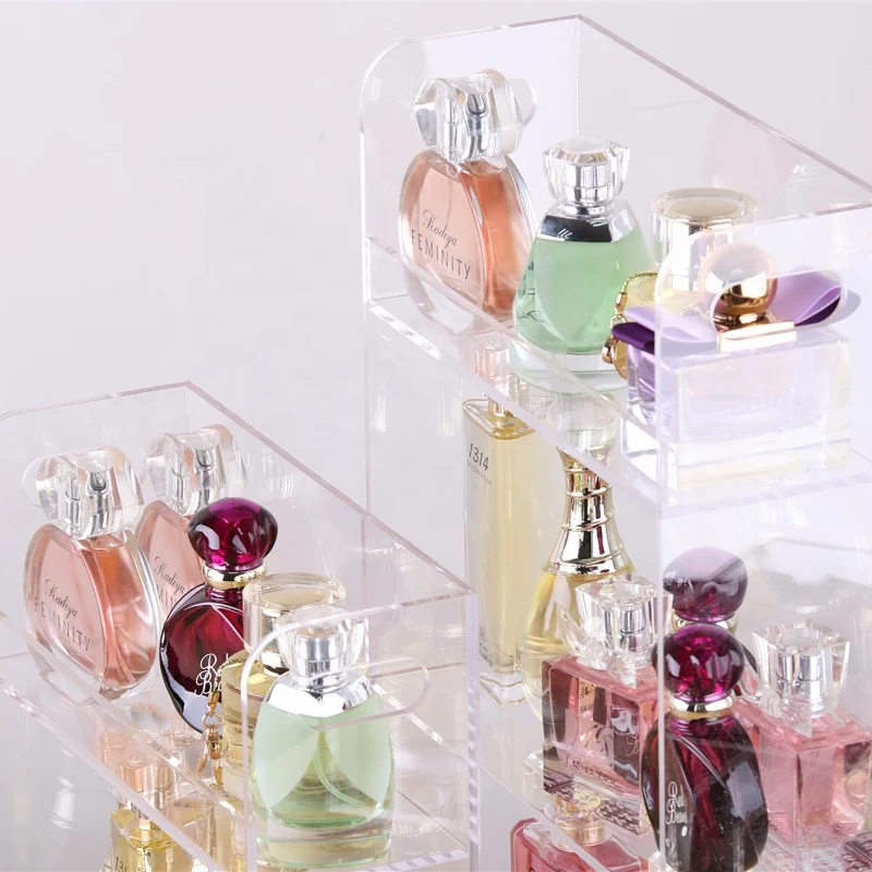 Cosmetics store furniture perfumes glass display rack Cosmetic Product Cosmetic Product Acrylic Perfume Bottles Display Holder S