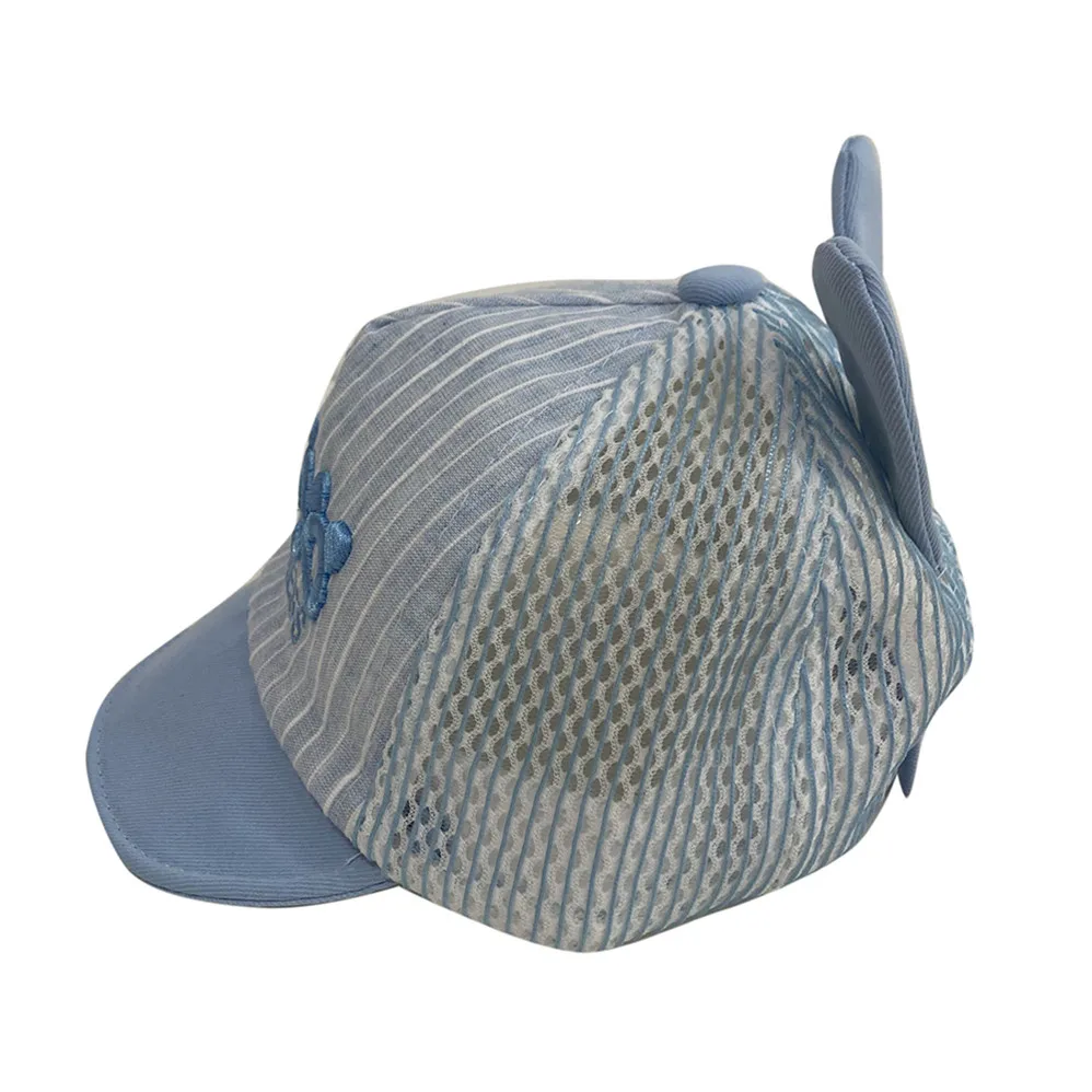 In Stock Welcomed in American Korean Japan Philippines Kids Children Cap Mesh Hat Breathable Baseball Cap With Embroidery Logo