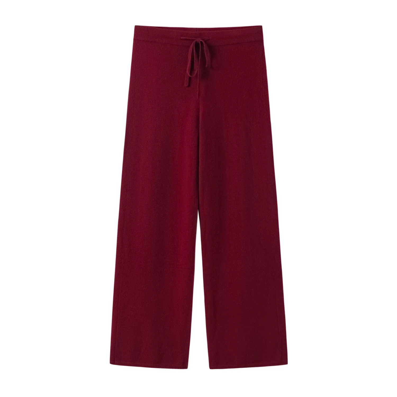 Women 100% Cashmere Thickened drawstring pants
