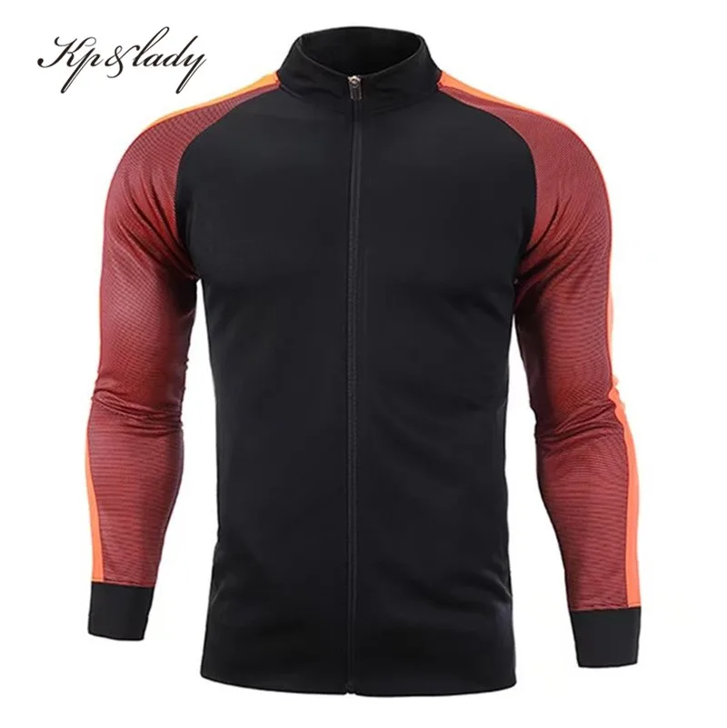 2020 New Style Custom Logo Full Zip Warm Up Football Tracksuit Men Soccer Jacket