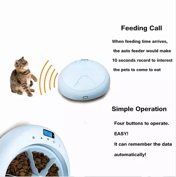 Six Parts product water dog food dispenser smart pet automatic feeder pet product dog water dispenser