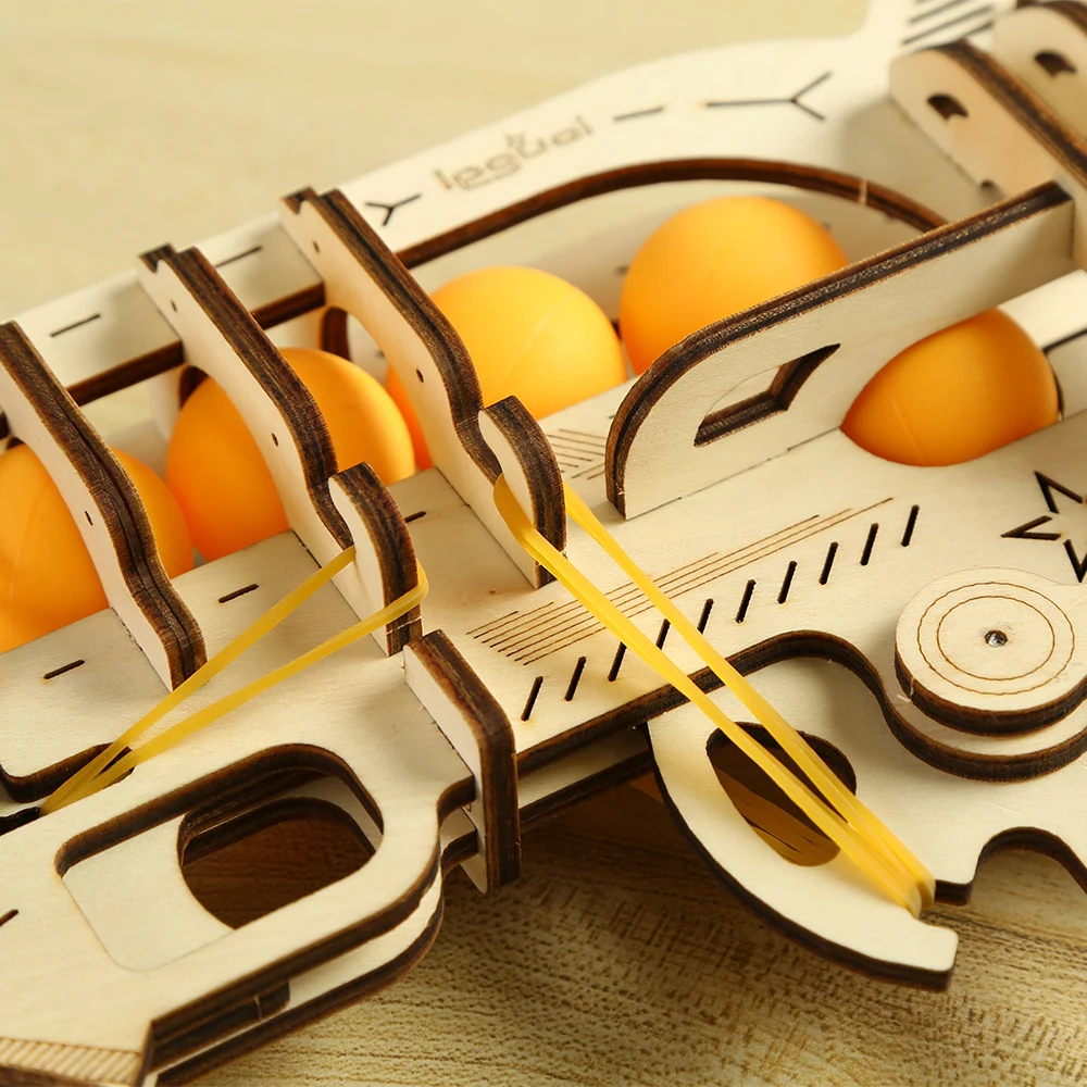 Amazon supplier New 3D Laser Cut Assemble puzzle gun model toy wooden toy puzzle 3D Gun Puzzle