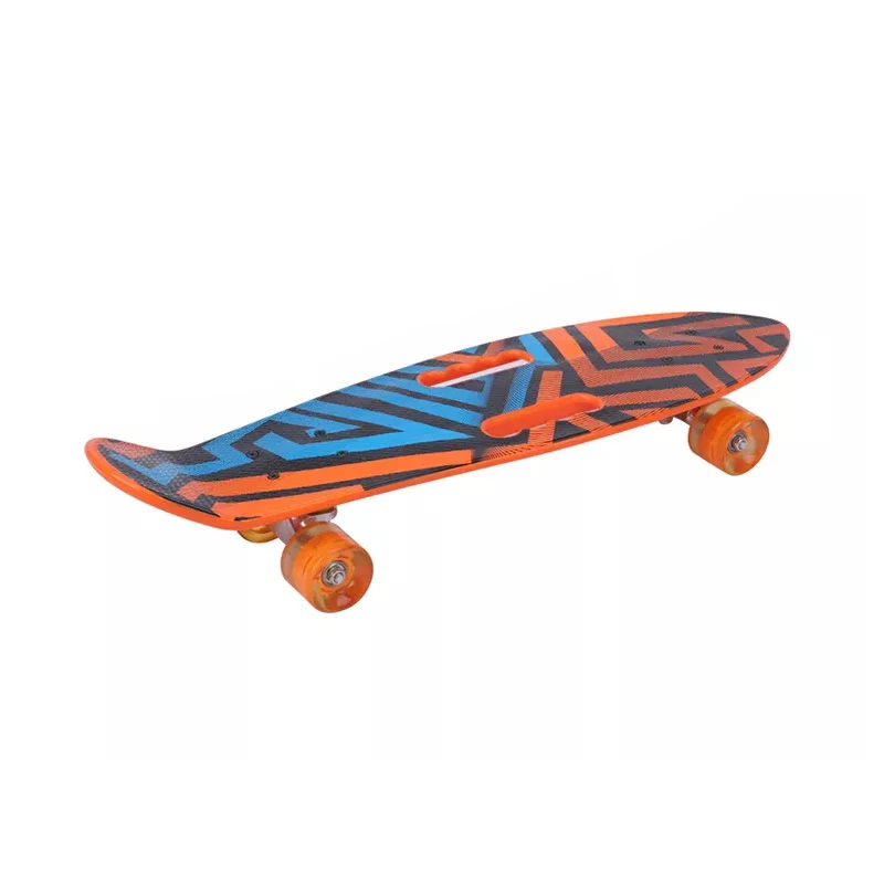 Hot sale  penny board 27 Plastic Cruiser skateboard plastic with big PU wheels