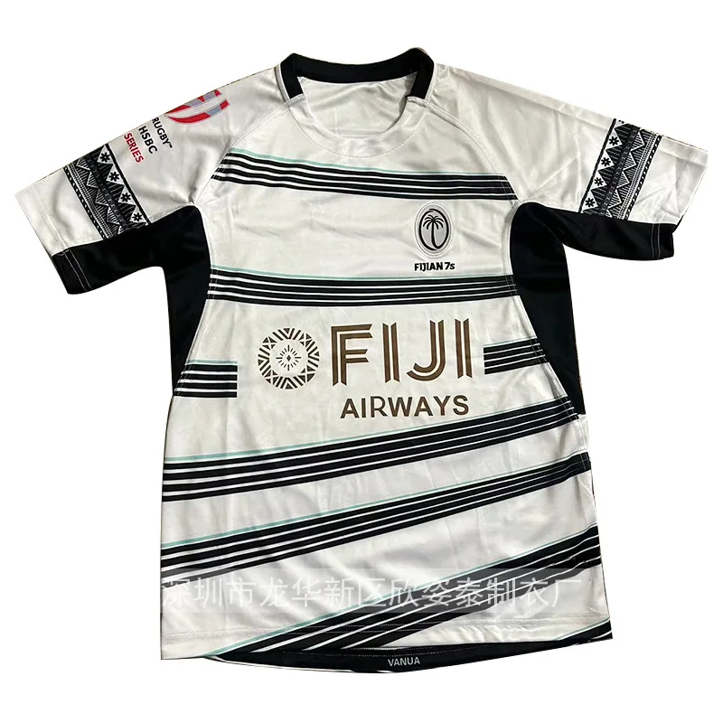 Wholesale High Quality Rugby Men Rugby Shirts Football Wear 2023 Fiji 7s Rugby Jersey