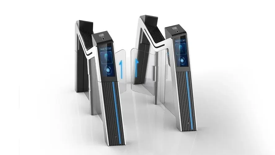 Top Manufacturer Recommends Fast Smart Turnstile Security Flexible Swing  Barrier Gates For Factory